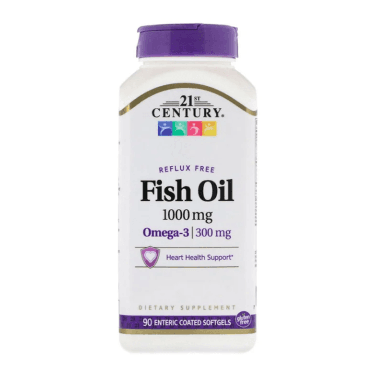 21st Century Fish Oil 1000 mg 90's — 21st Century | Bushra Pharmacy, Qatar
