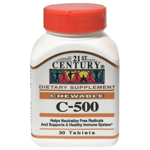 21st Century Vitamin C 500 mg 30chew.Tablets — 21st Century