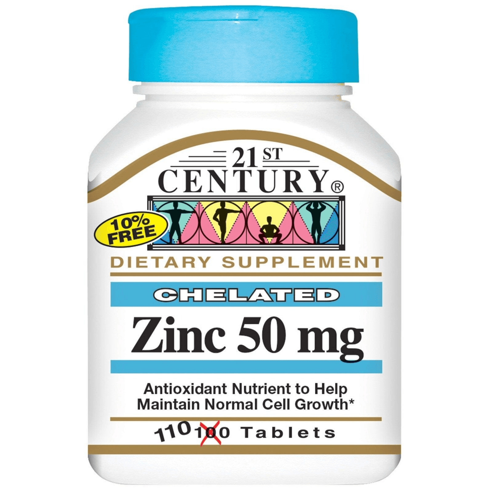 21st Century Zinc 50 mg 110's — 21st Century | Bushra Pharmacy, Qatar