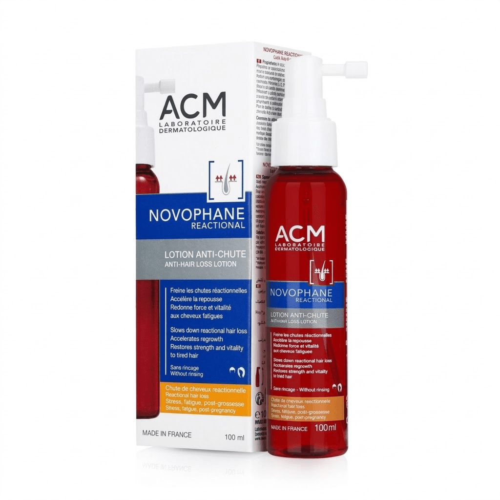 ACM Novophane Reactional Anti Hairloss Lotion 100 ml — ACM | Bushra Pharmacy, Qatar