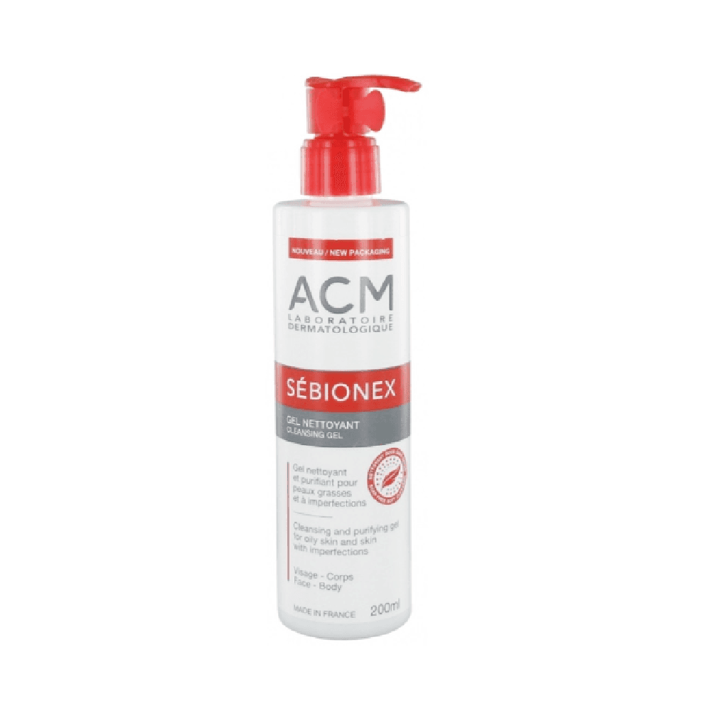 ACM Sebionex Cleansing Gel 200 ml — ACM | Bushra Pharmacy, Qatar