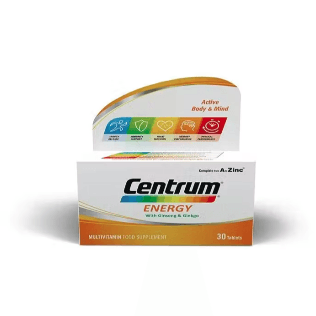 حبوب سنتروم إنيرجي 30 حبة — Centrum