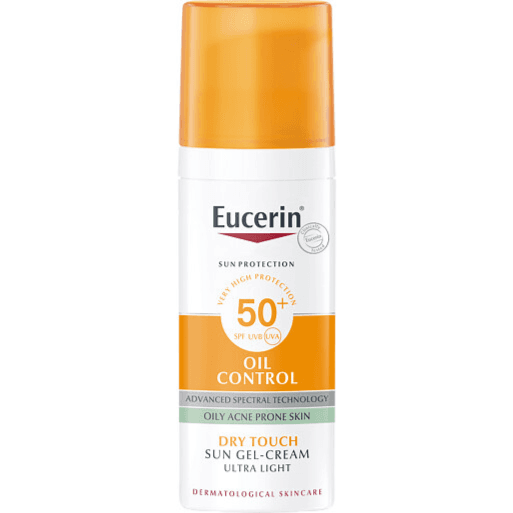 يوسيرين للتحكم في الزيت بعامل حماية من الشمس SPF50، 50 مل — Eucerin | صيدلية بشرى، قطر