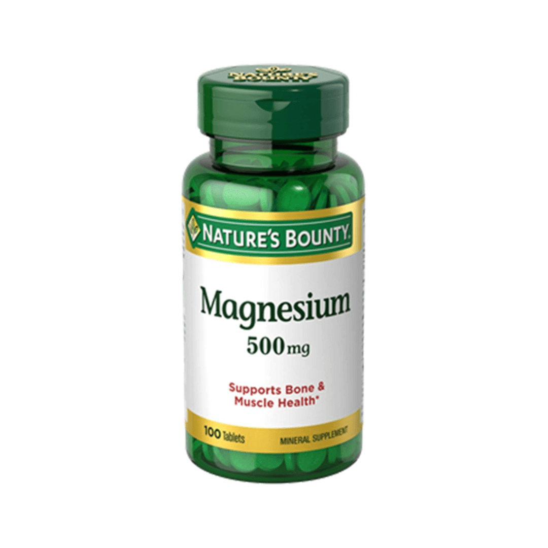 Nature's Bounty Magnesium Oxide High 500 mg 100's — Nature's Bounty | Bushra Pharmacy, Qatar