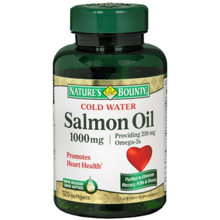 Nature's Bounty Salmon Oil 1000 mg 120's — Nature's Bounty | Bushra Pharmacy, Qatar