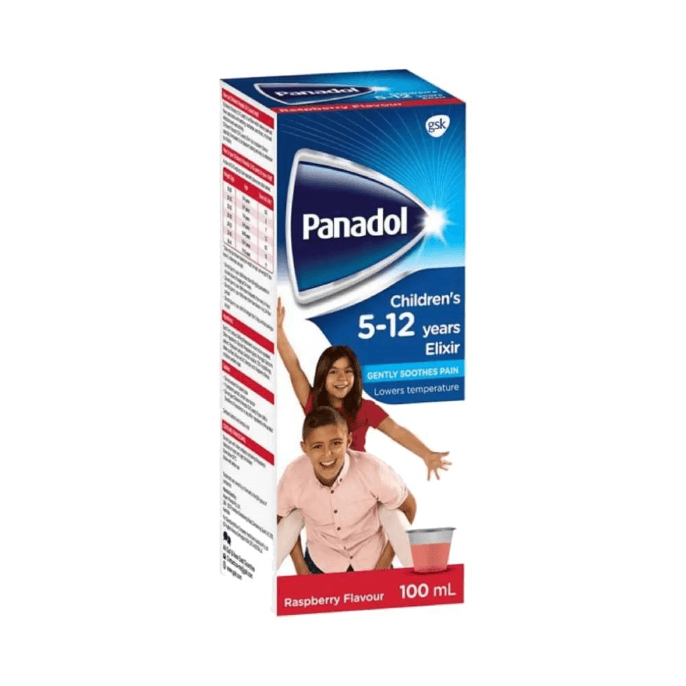 بانادول إلكسير شراب للأطفال من 5-12 سنوات - 100 مل — Panadol | صيدلية بشرى، قطر