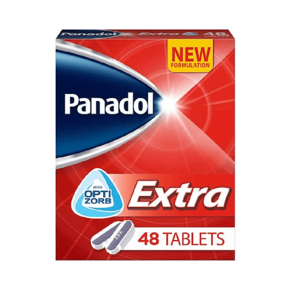 Panadol Extra With Optizorb Tablet 48's — Panadol | Bushra Pharmacy, Qatar