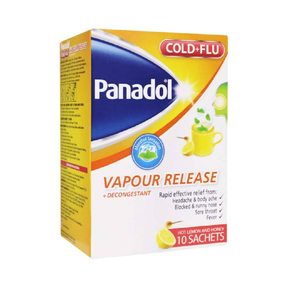 بانادول ليمون و عسل أكياس مزيلة للاحتقان - 10 كيس — Panadol | صيدلية بشرى، قطر