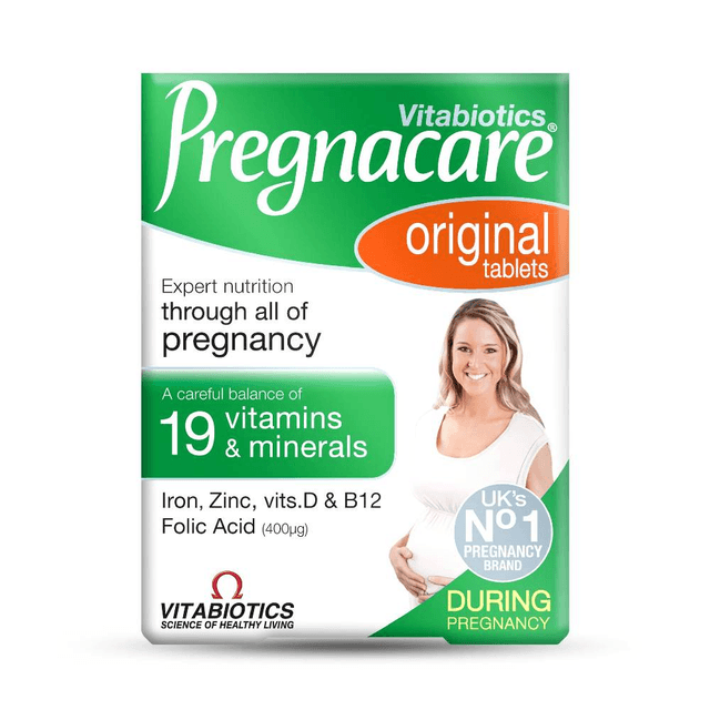 فيتابيوتيكس بريجناكير 19 فيتامين ومعادن - أقراص الأصلية 30 — Pregnacare