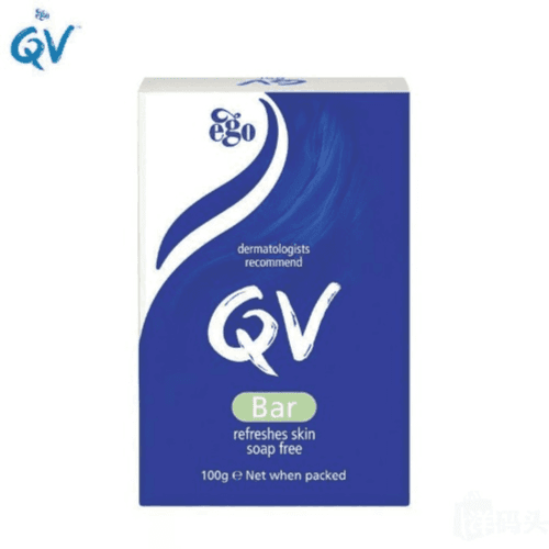 قطعة صابون كيو في بسعة 100 جم — QV | صيدلية بشرى، قطر