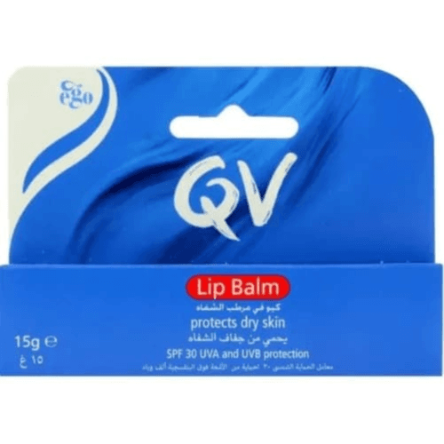 مرطب شفاه من كيو في 15 جم — QV | صيدلية بشرى، قطر