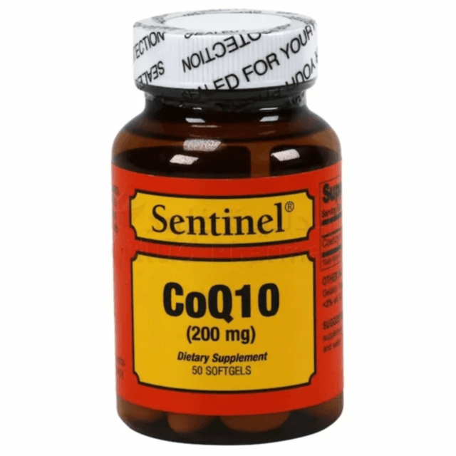 Sentinel CoQ10 200 mg 50 Softgels — Sentinel | Bushra Pharmacy, Qatar
