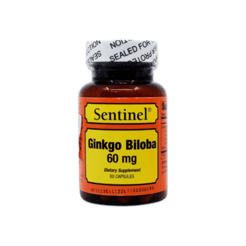 Sentinel Ginkgo Biloba 60 mg 60's — Sentinel | Bushra Pharmacy, Qatar