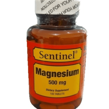 Sentinel Magnesium 500 mg 100's — Sentinel | Bushra Pharmacy, Qatar